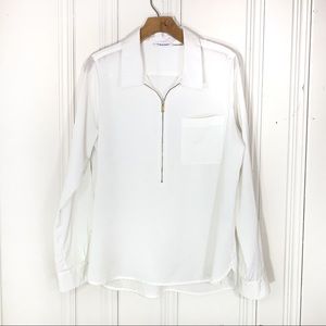 🌻 4/$25 Calvin Klein long sleeve blouse